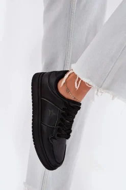 Sneakersy Damskie Big Star RR274A242 HI-POLY SYSTEM Czarne