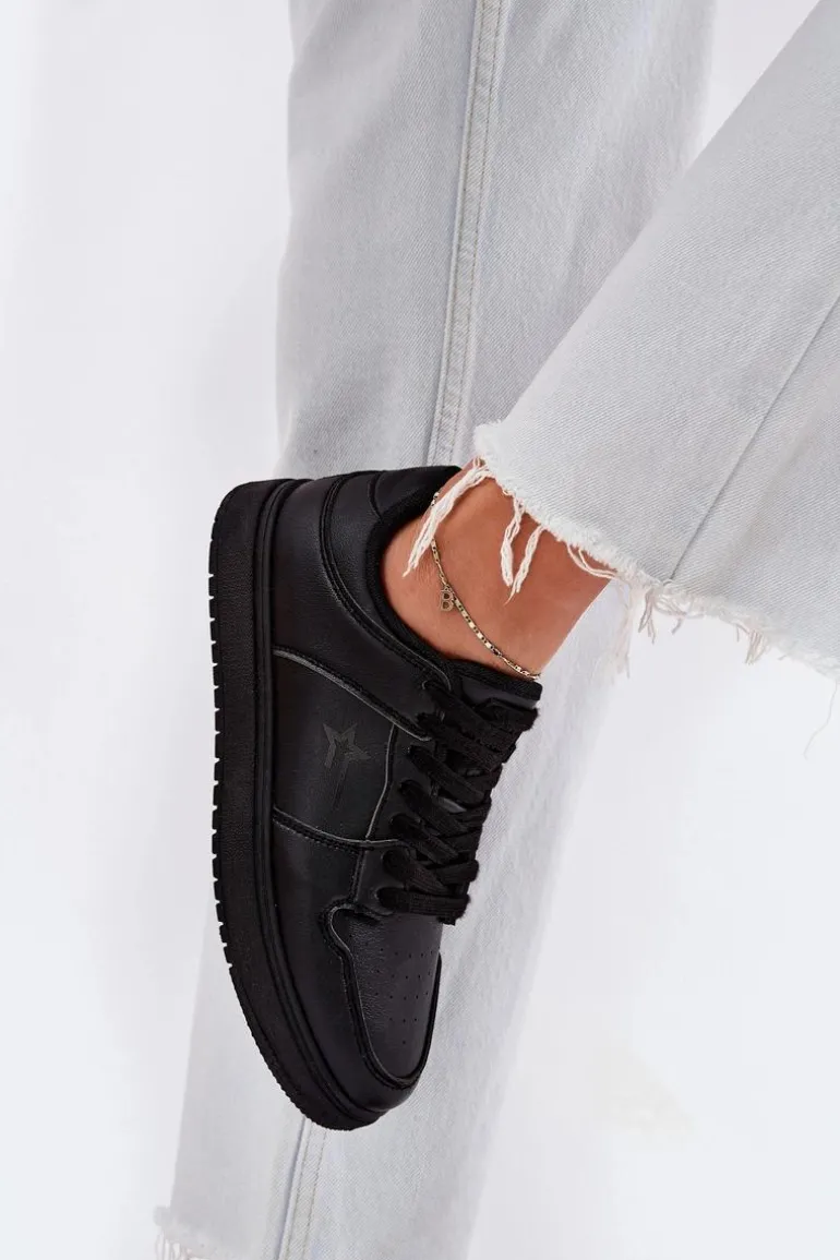 Sneakersy Damskie Big Star RR274A242 HI-POLY SYSTEM Czarne