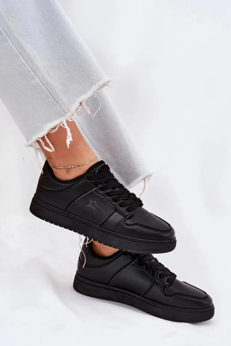 Sneakersy Damskie Big Star RR274A242 HI-POLY SYSTEM Czarne