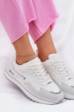 Sneakersy Damskie Big Star RR274A213 HI-POLY SYSTEM Białe
