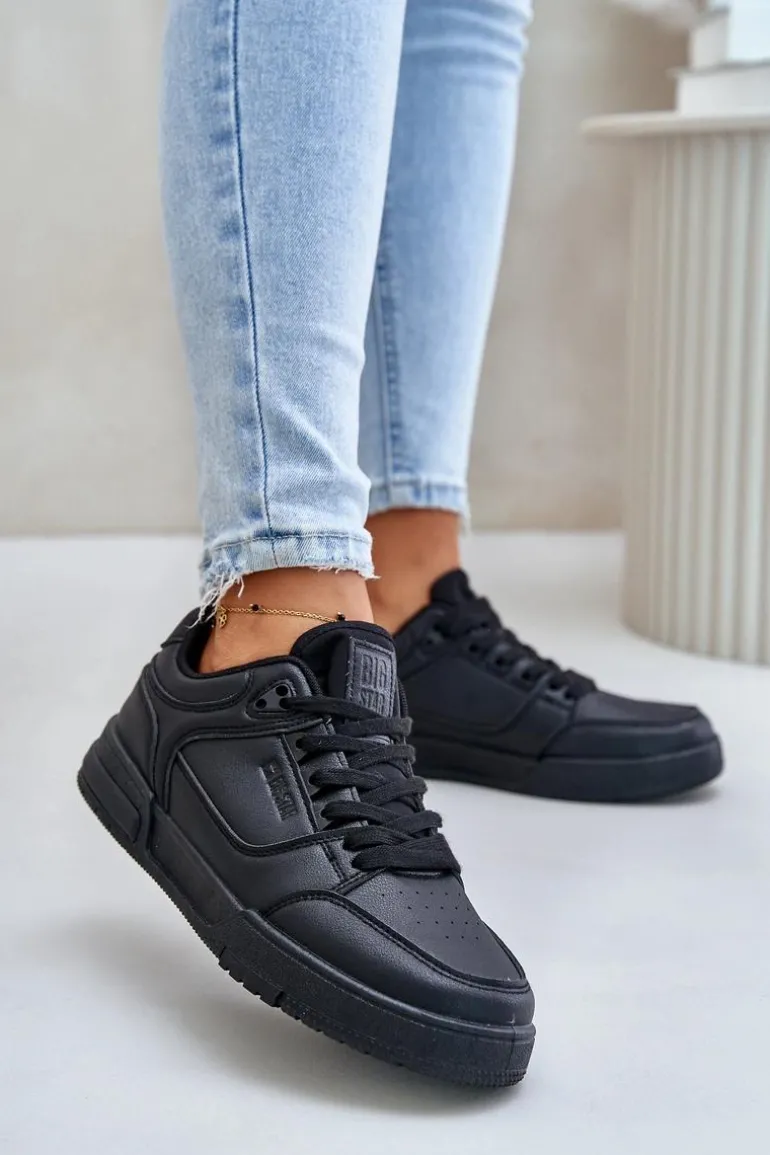 Sneakersy Damskie Big Star OO274A551 Hi-Poly System Czarne