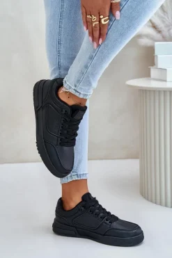 Sneakersy Damskie Big Star OO274A551 Hi-Poly System Czarne