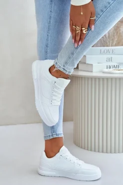 Sneakersy Damskie Big Star OO274A549 Hi-Poly System Białe