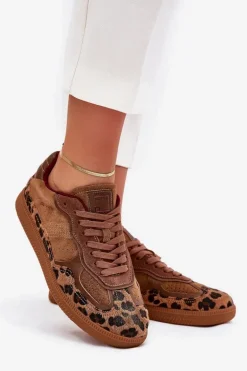 Sneakersy Damskie Daniel Lopez Just Dare SS2D4017 Panterka