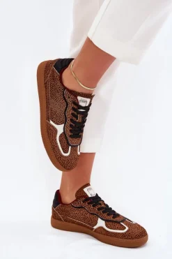Sneakersy Damskie Daniel Lopez Just Dare SS2D4016 Camel