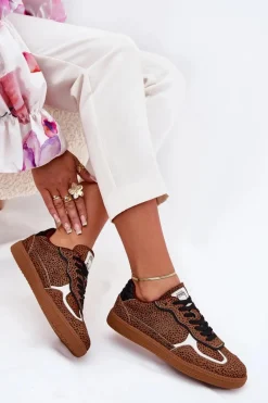 Sneakersy Damskie Daniel Lopez Just Dare SS2D4016 Camel