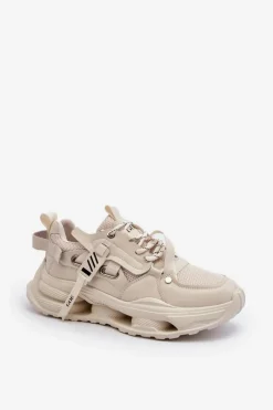 Sneakersy Damskie GOE NN2N4041 Beżowe