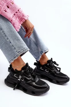 Sneakersy Damskie GOE NN2N4040 Czarne