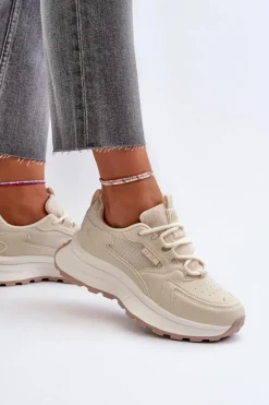 Sneakersy Damskie HI-POLY SYSTEM Big Star NN274A105 Beżowe