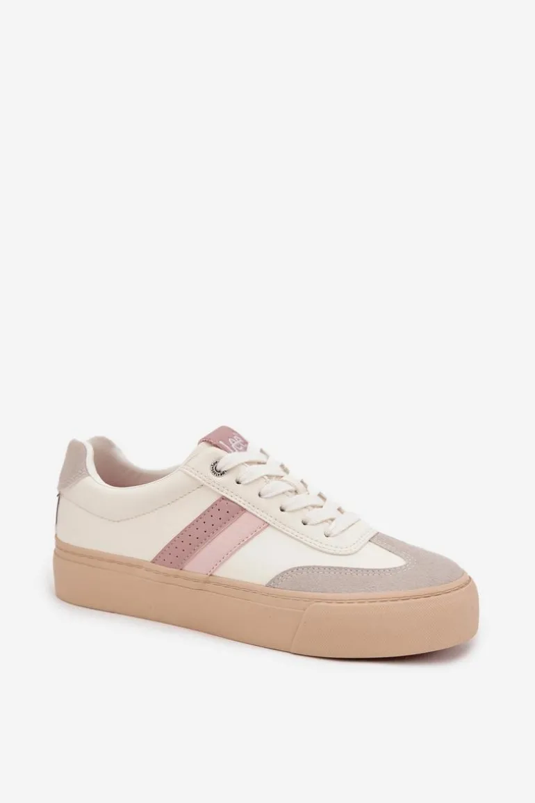 Sneakersy Damskie LEE AILANI WOMEN LOW 50253004.02A Zgaszona Biel