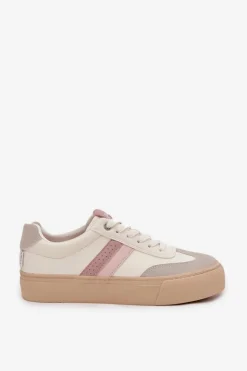 Sneakersy Damskie LEE AILANI WOMEN LOW 50253004.02A Zgaszona Biel