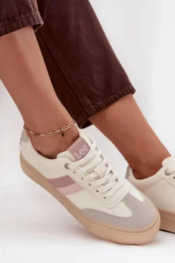 Sneakersy Damskie LEE AILANI WOMEN LOW 50253004.02A Zgaszona Biel