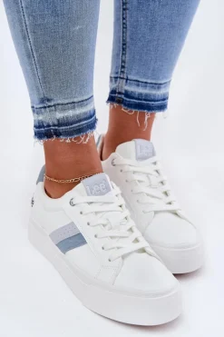 Sneakersy Damskie LEE LAYLA WOMEN LOW 50251003 Białe