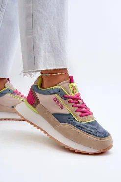 Sneakersy Damskie Memory Foam System Big Star NN274692 Multikolor