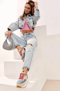 Sneakersy Damskie Memory Foam System Big Star NN274692 Multikolor