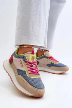 Sneakersy Damskie Memory Foam System Big Star NN274692 Multikolor