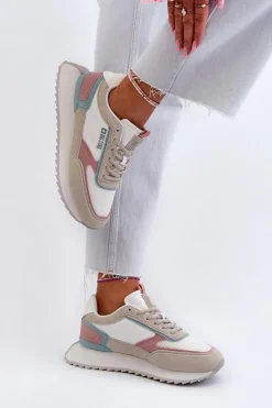 Sneakersy Damskie Memory Foam System Big Star NN274690 Białe