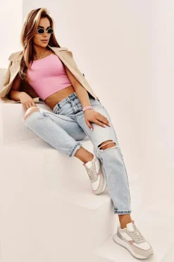 Sneakersy Damskie Memory Foam System Big Star NN274690 Białe