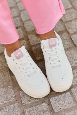 Sneakersy Damskie Na Platformie LEE EMMA WOMEN LOW 50251014.00L Białe