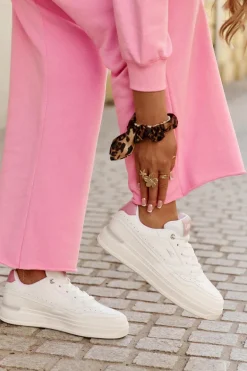 Sneakersy Damskie Na Platformie LEE EMMA WOMEN LOW 50251014.00L Białe