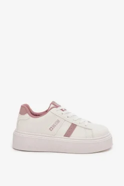 Sneakersy Damskie Na Platformie Big Star SS274346 Białe
