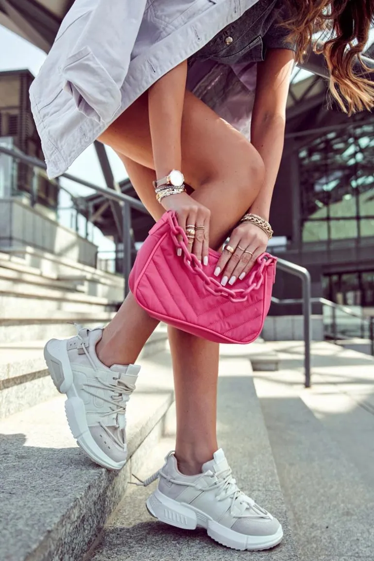 Sneakersy Sportowe Buty Damskie Beżowe Someday