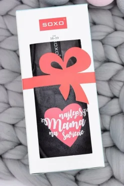 SOXO Damskie Papcie Najlepsza Mama Na Świecie
