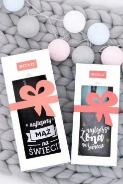 SOXO Damskie Papcie Najlepsza Żona Na Świecie