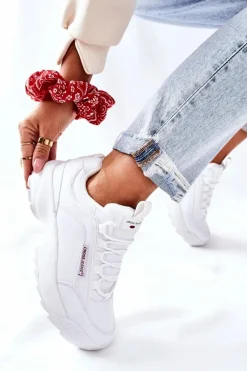 Sportowe Buty Cross Jeans Białe EE2R4133C