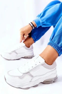 Sportowe Buty Damskie Memory Foam Big Star II274178 Białe