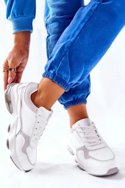 Sportowe Buty Damskie Memory Foam Big Star II274178 Białe