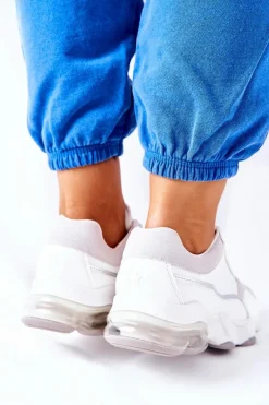 Sportowe Buty Damskie Memory Foam Big Star II274178 Białe