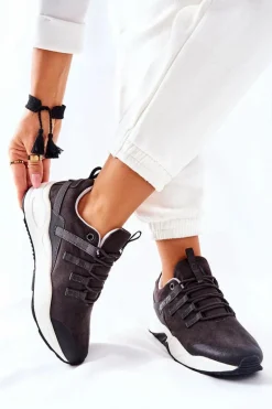 Sportowe Buty Memory Foam Big Star II274255 Szare