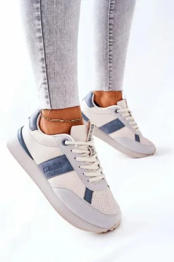 Sportowe Buty Memory Foam Big Star II274397 Szaro-Niebieskie