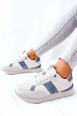 Sportowe Buty Memory Foam Big Star II274397 Szaro-Niebieskie