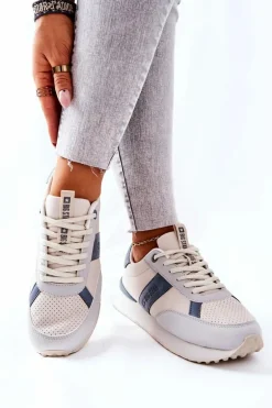Sportowe Buty Memory Foam Big Star II274397 Szaro-Niebieskie