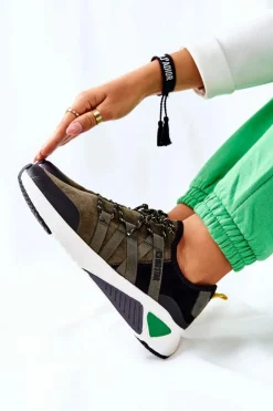 Sportowe Buty Memory Foam Big Star II274308 Khaki