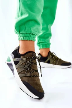 Sportowe Buty Memory Foam Big Star II274308 Khaki