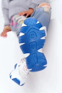 Sportowe Buty Na Dużej Podeszwie GOE HH2N4034 Biało-Różowe