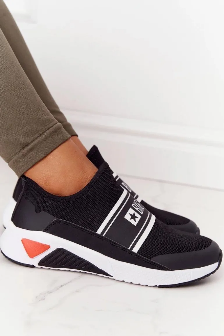 Sportowe Buty Slip-On Memory Foam Big Star HH274536 Czarne