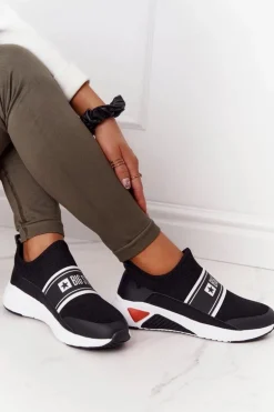 Sportowe Buty Slip-On Memory Foam Big Star HH274536 Czarne