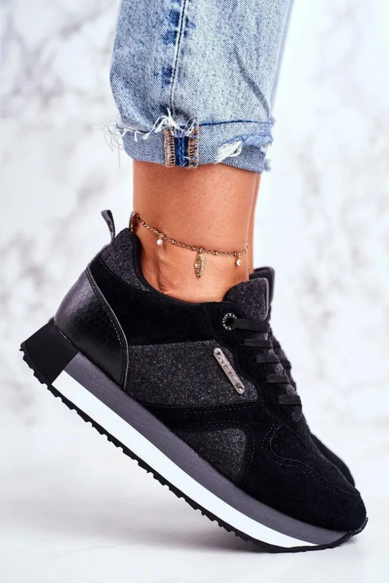 Sportowe Młodzieżowe Big Star Czarne GG274464