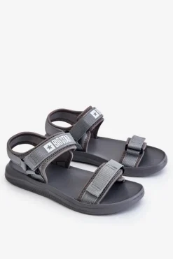 Sportowe Męskie Sandały Big Star HH174843 Szare