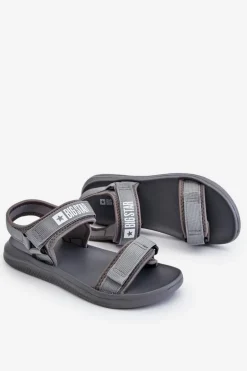 Sportowe Męskie Sandały Big Star HH174843 Szare