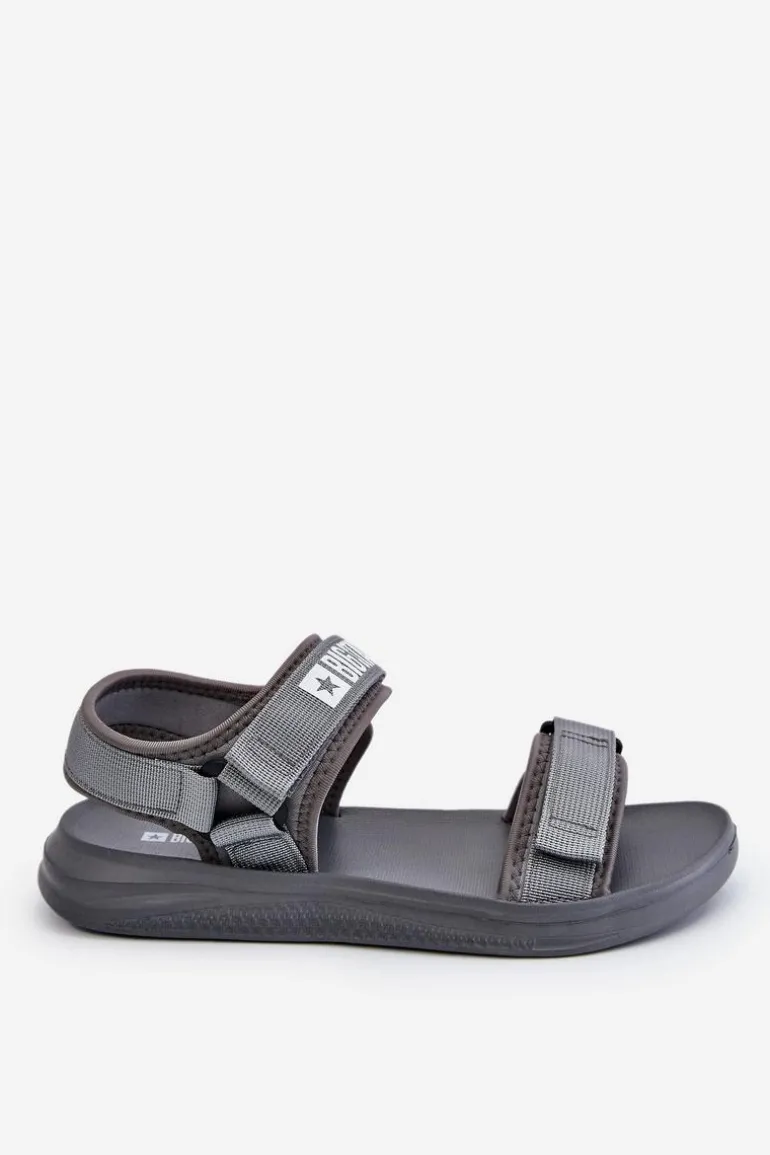 Sportowe Męskie Sandały Big Star HH174843 Szare