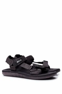 Sportowe Sandały Męskie Szare Big Star FF174501