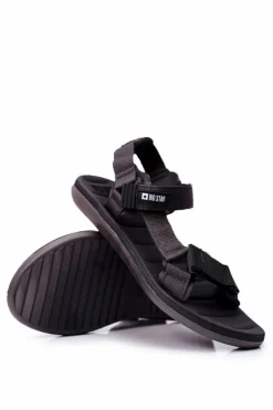 Sportowe Sandały Męskie Szare Big Star FF174501