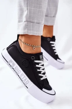 Tenisówki Na Platformie BIG STAR II274019 Czarne