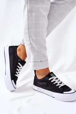 Tenisówki Na Platformie BIG STAR II274019 Czarne