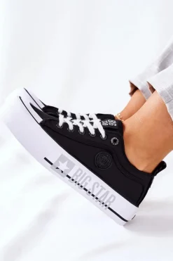 Tenisówki Na Platformie BIG STAR II274019 Czarne